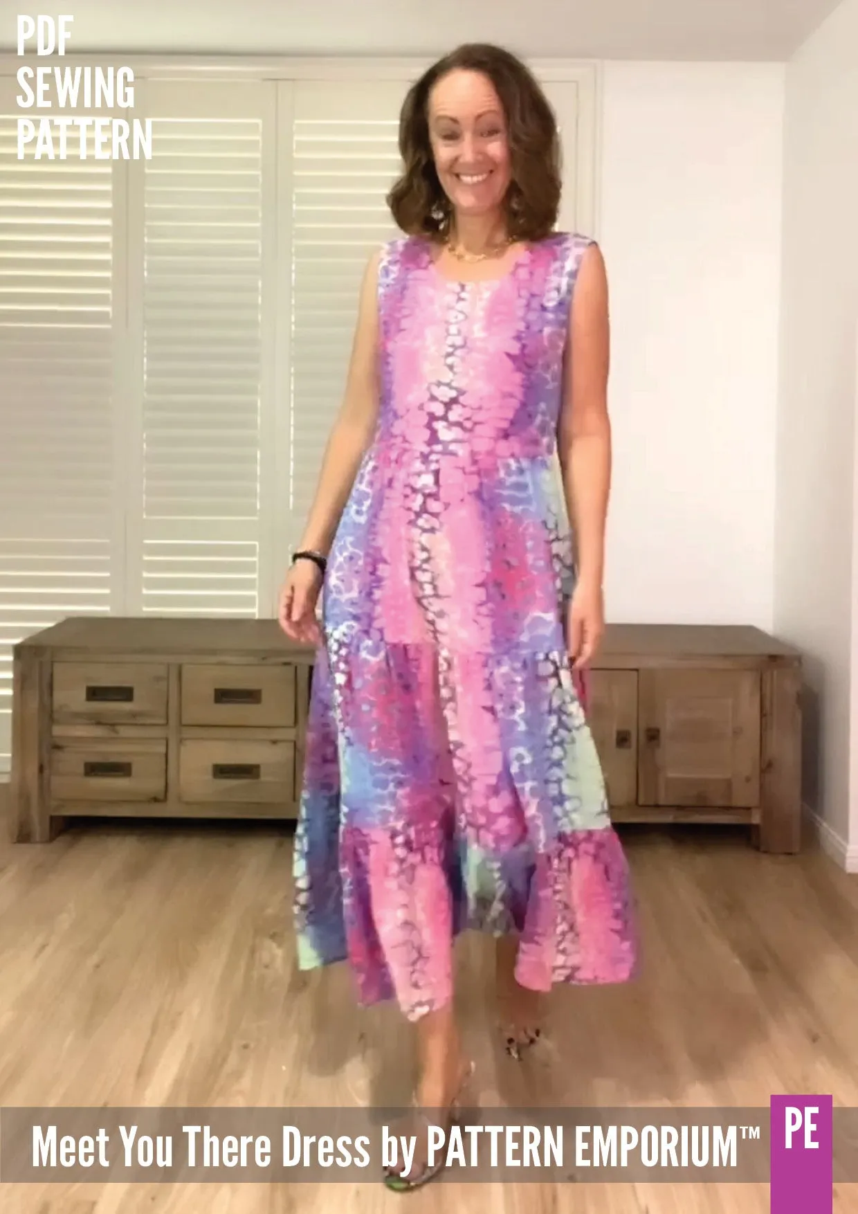 Meet You There | Tiered Dress & Top Sewing Pattern