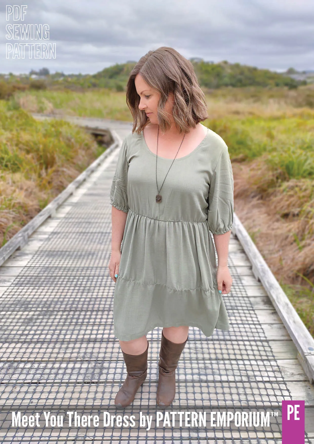 Meet You There | Tiered Dress & Top Sewing Pattern