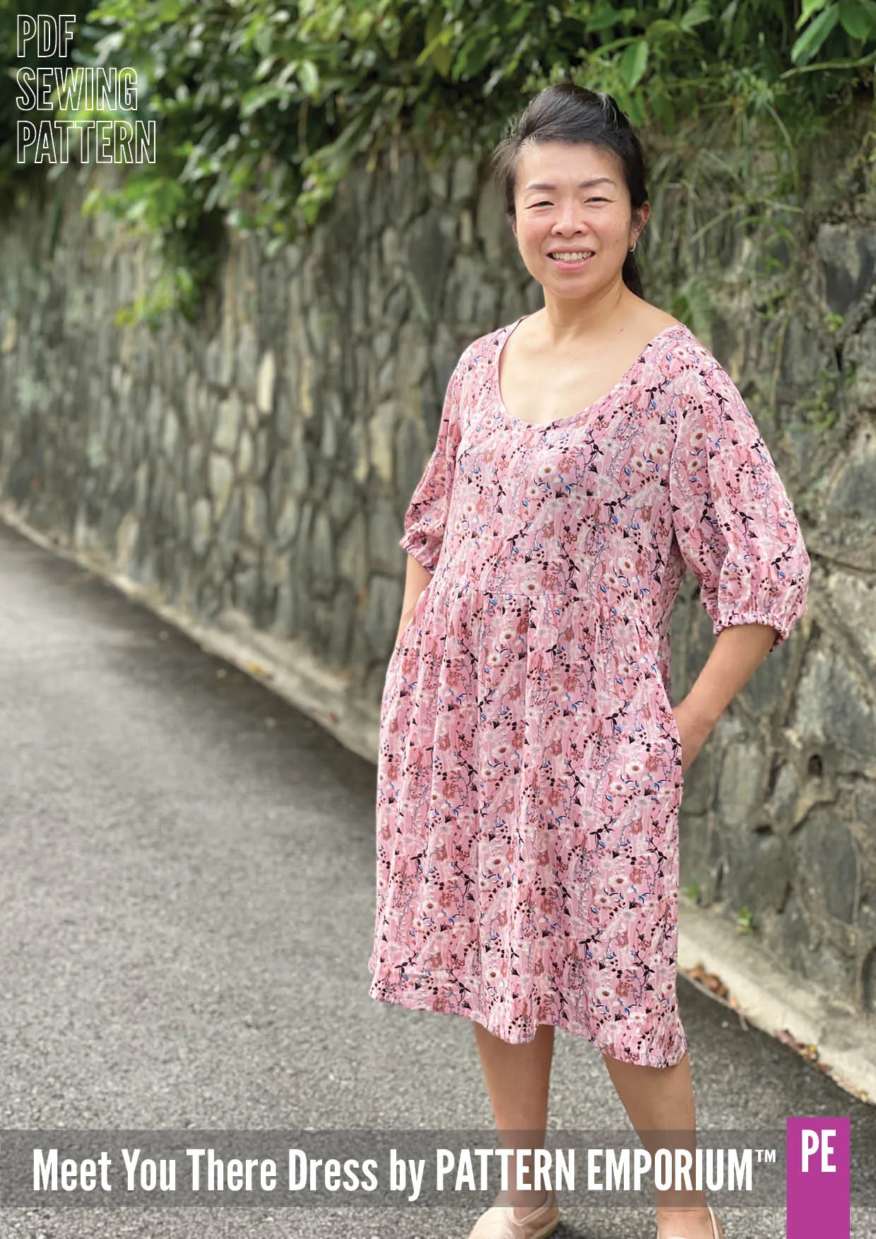 Meet You There | Tiered Dress & Top Sewing Pattern