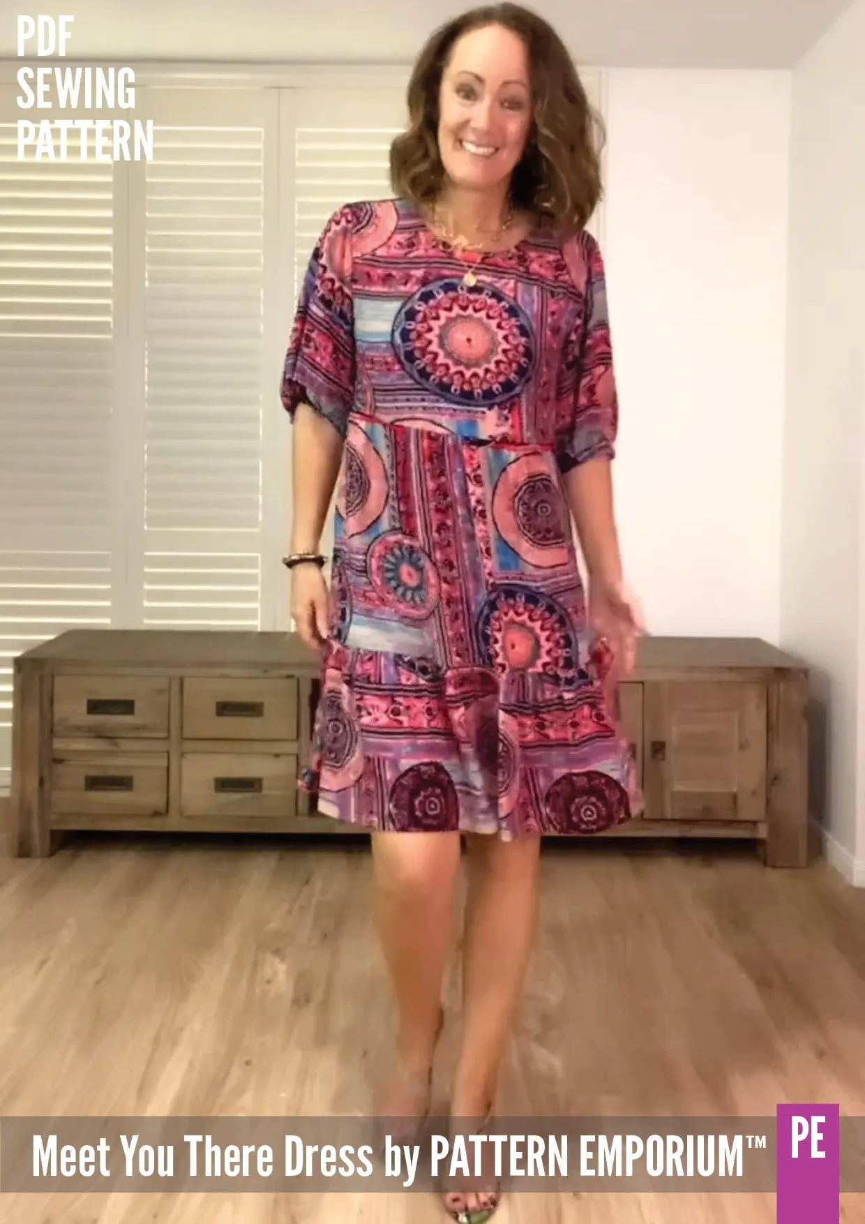Meet You There | Tiered Dress & Top Sewing Pattern