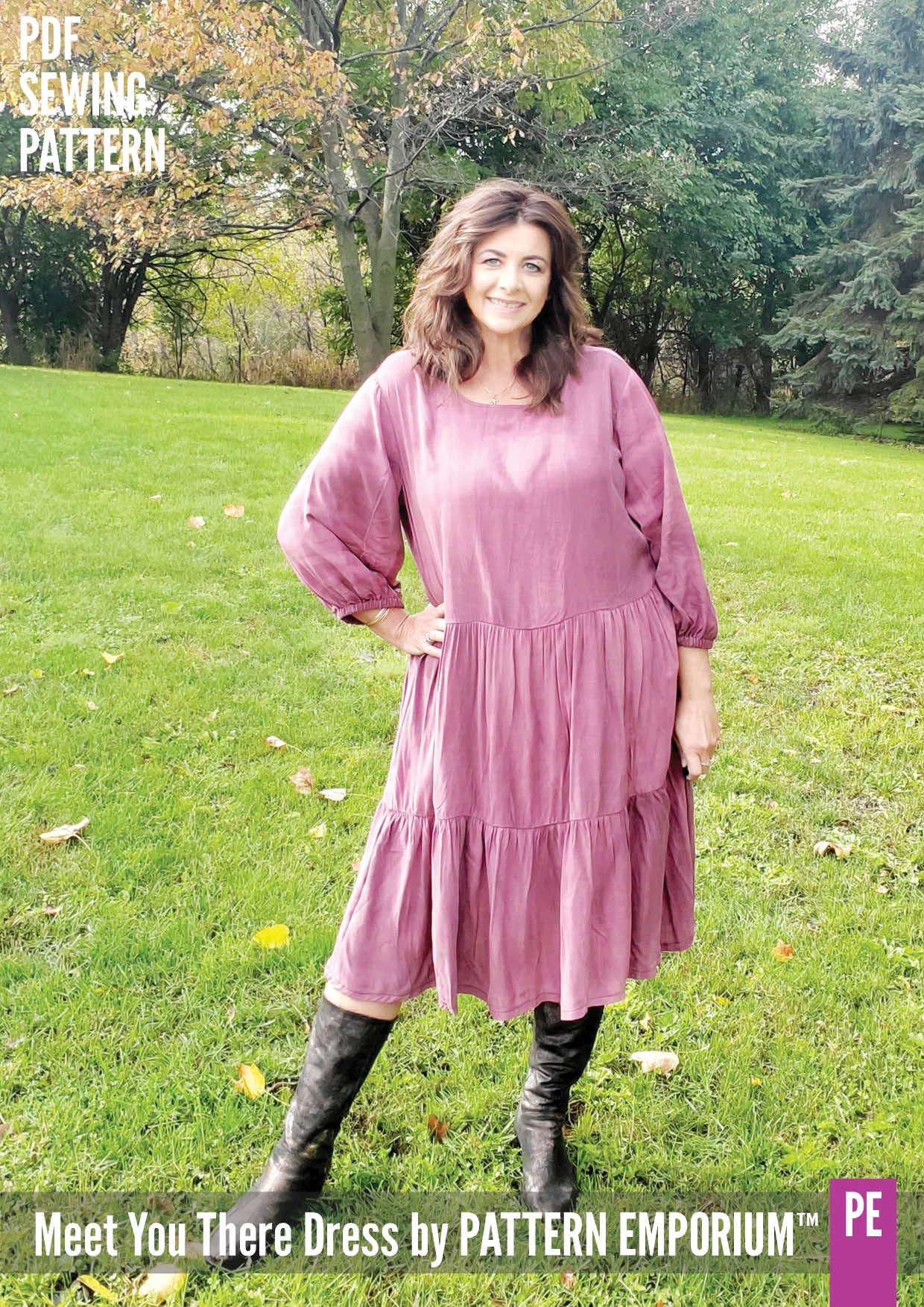 Meet You There | Tiered Dress & Top Sewing Pattern