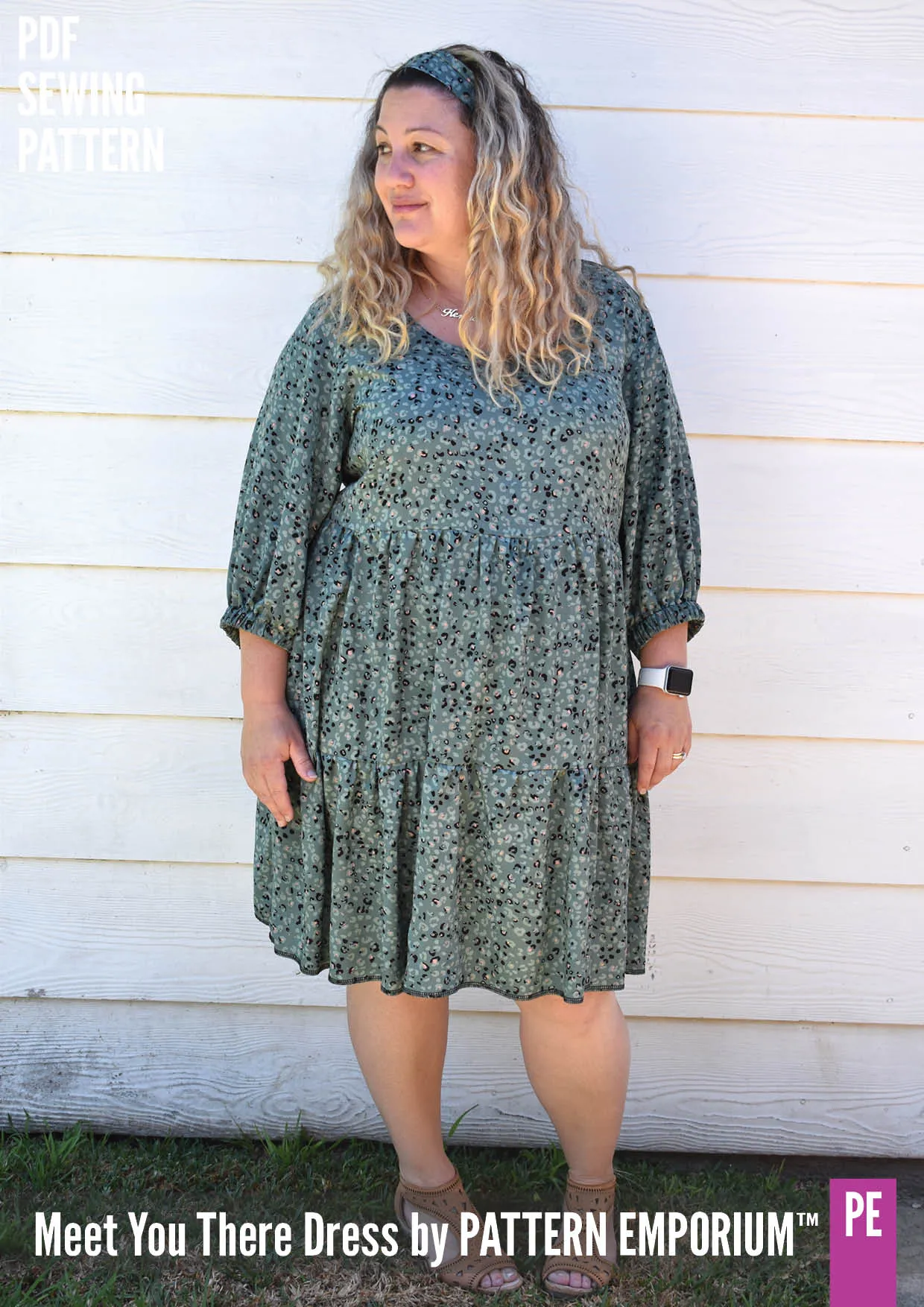 Meet You There | Tiered Dress & Top Sewing Pattern