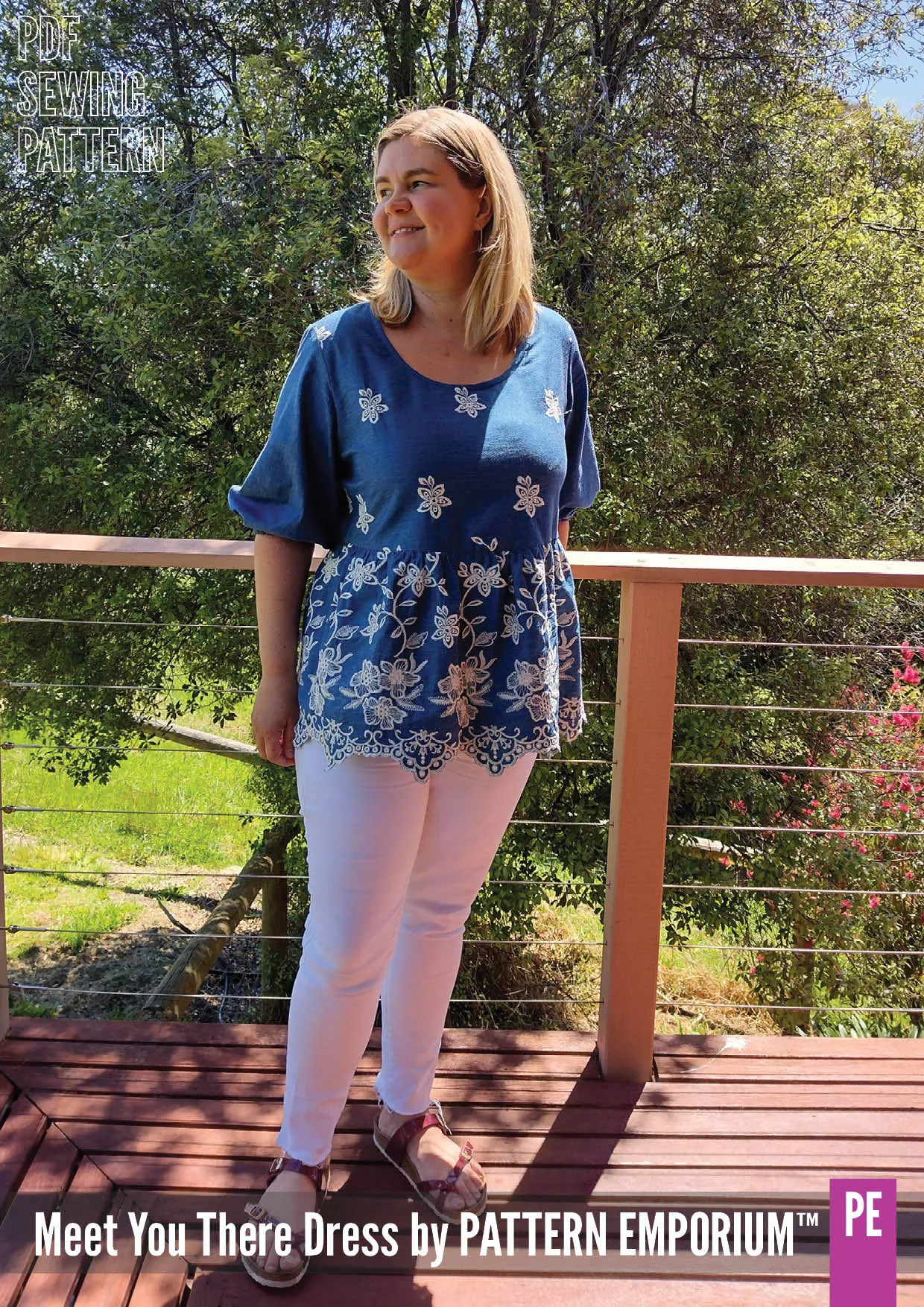 Meet You There | Tiered Dress & Top Sewing Pattern