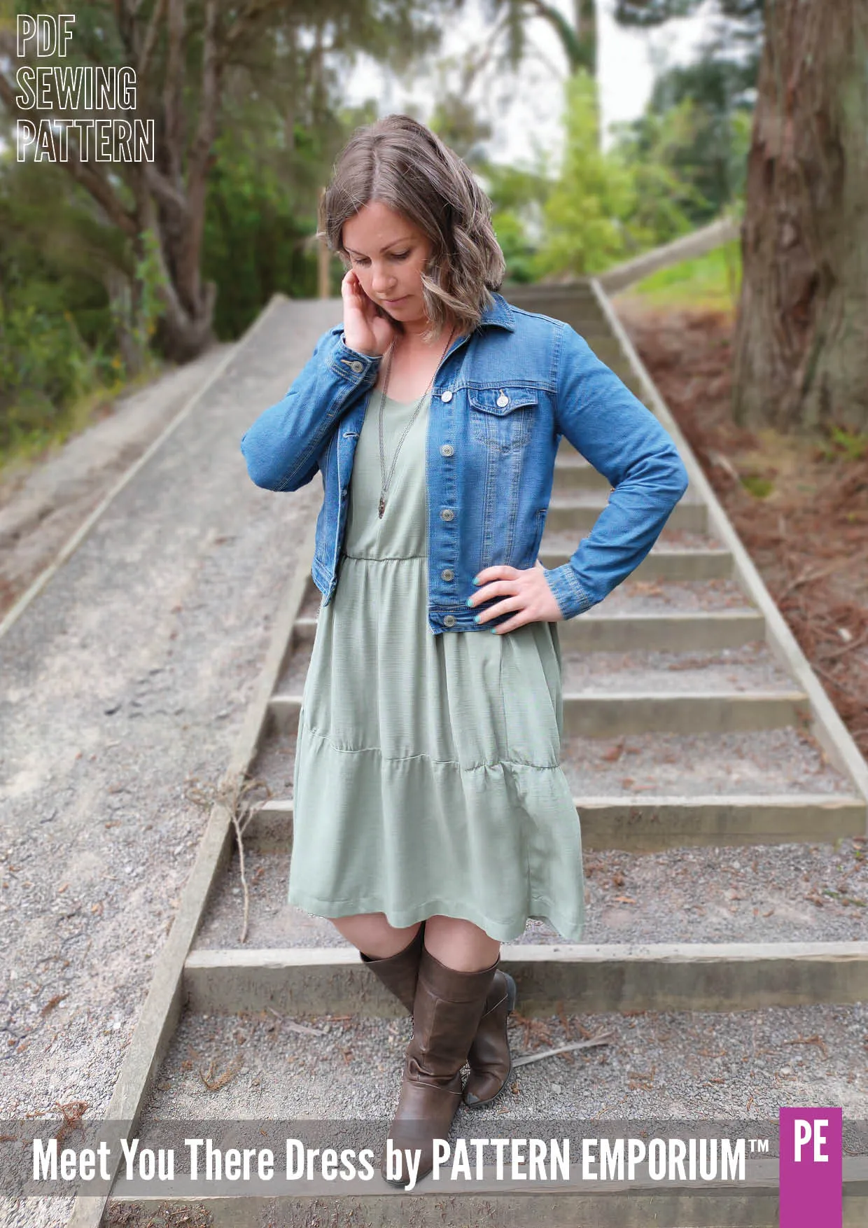 Meet You There | Tiered Dress & Top Sewing Pattern