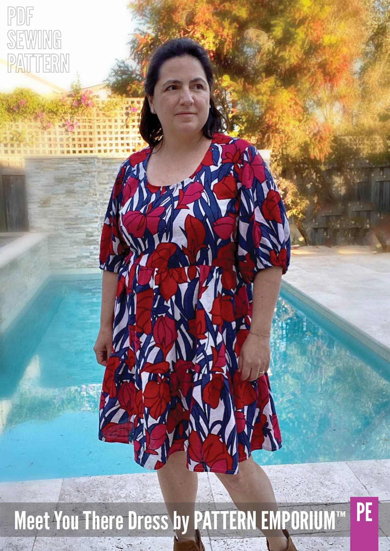 Meet You There | Tiered Dress & Top Sewing Pattern
