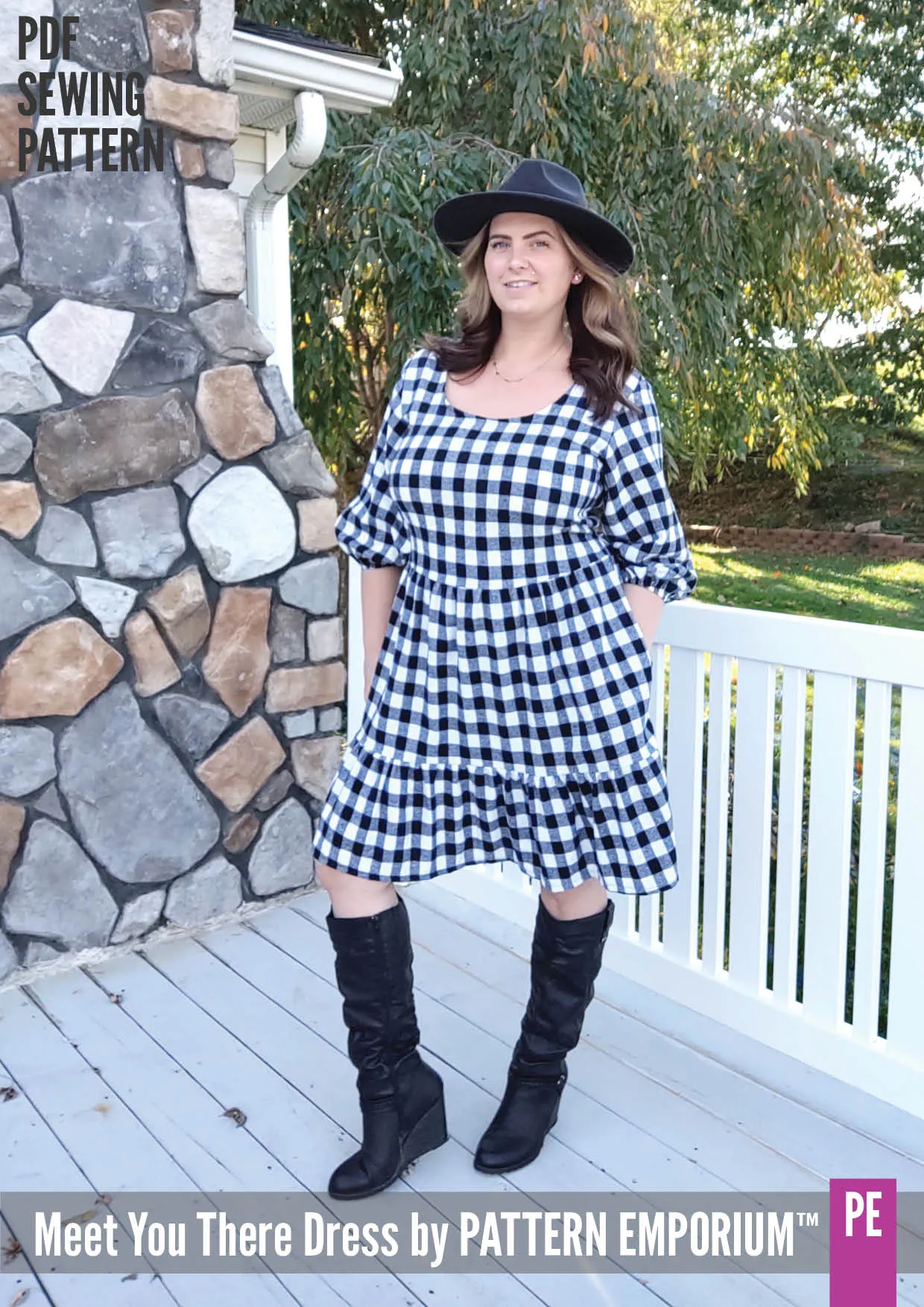 Meet You There | Tiered Dress & Top Sewing Pattern