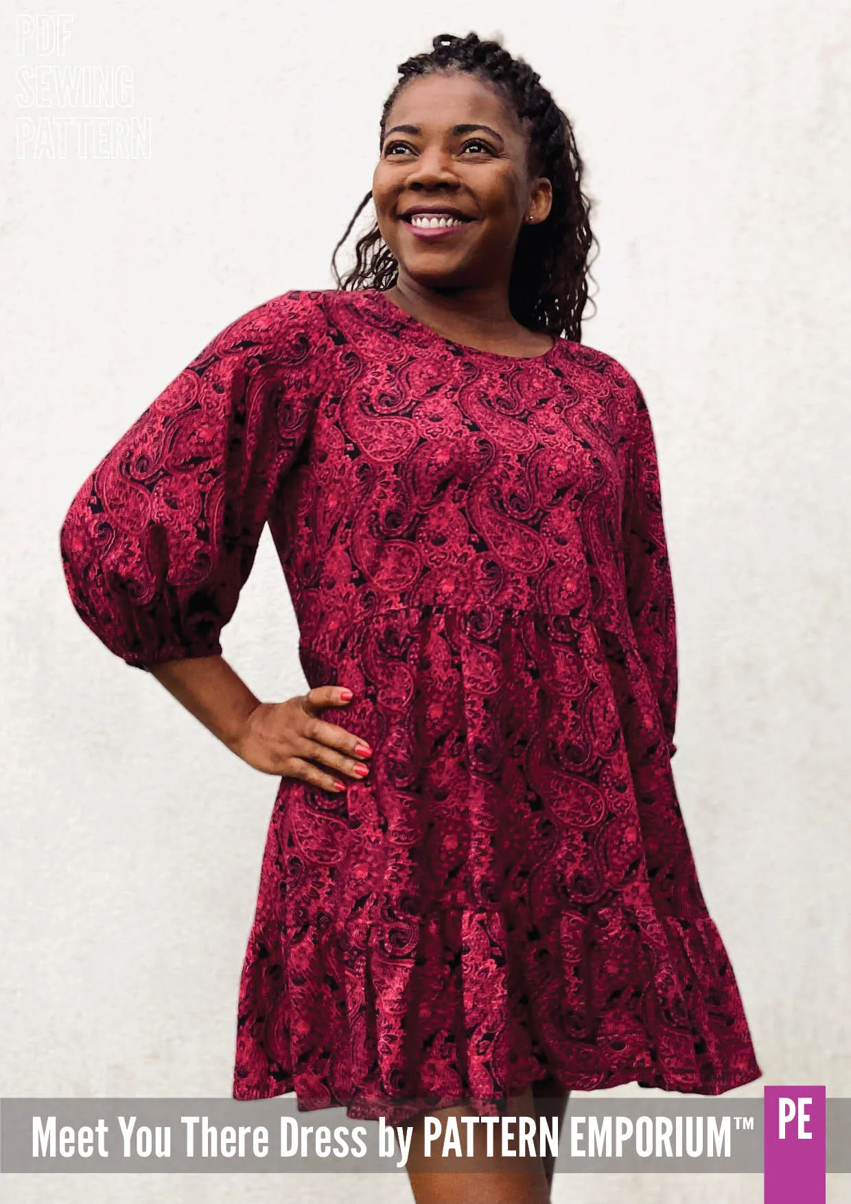 Meet You There | Tiered Dress & Top Sewing Pattern