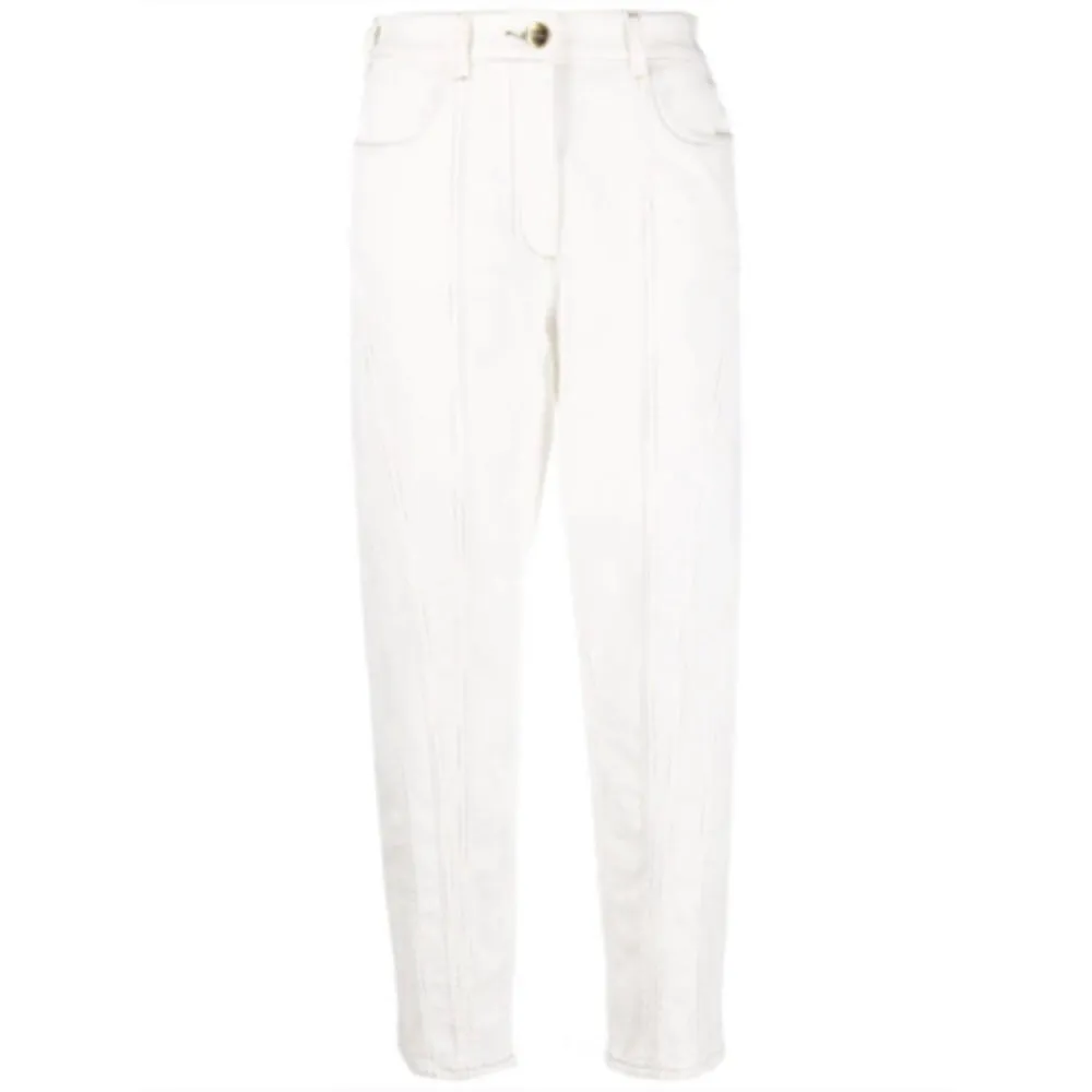 MISSONI Cropped Rainbow Stitch Jeans