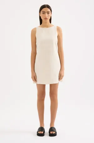 Nude Lucy - Aliya Linen Mini Dress (Natural)