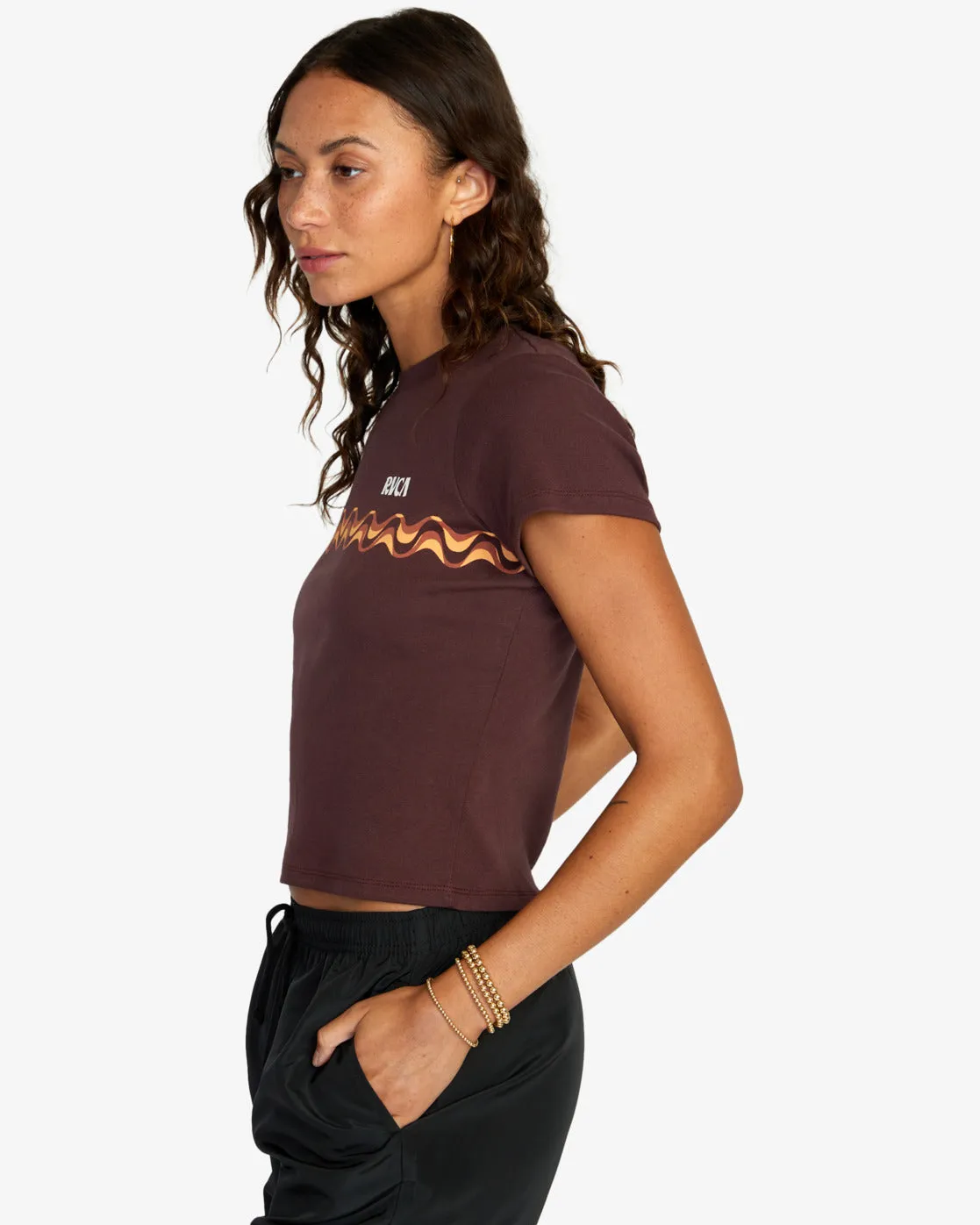 Optics Baby Tee - Espresso