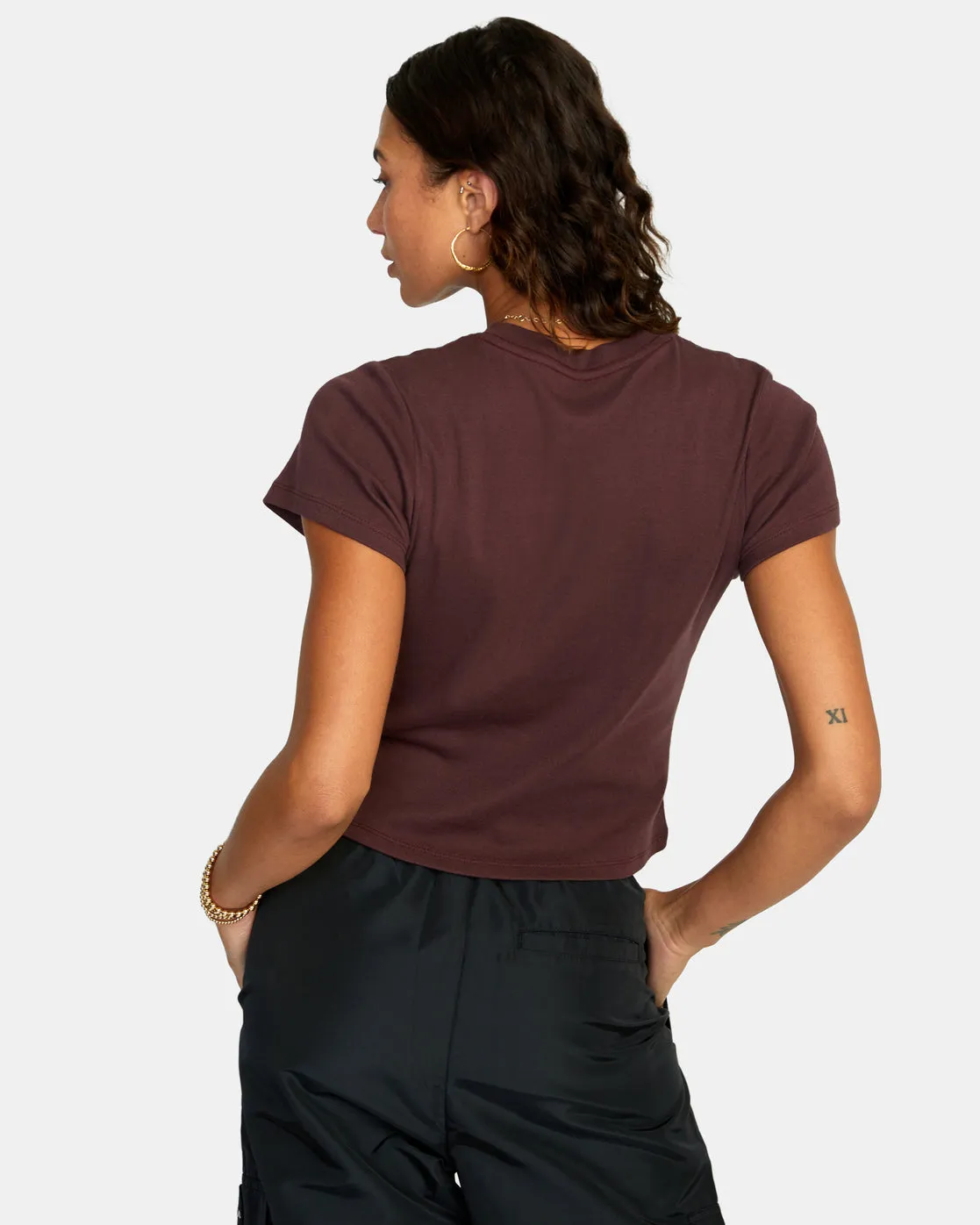 Optics Baby Tee - Espresso