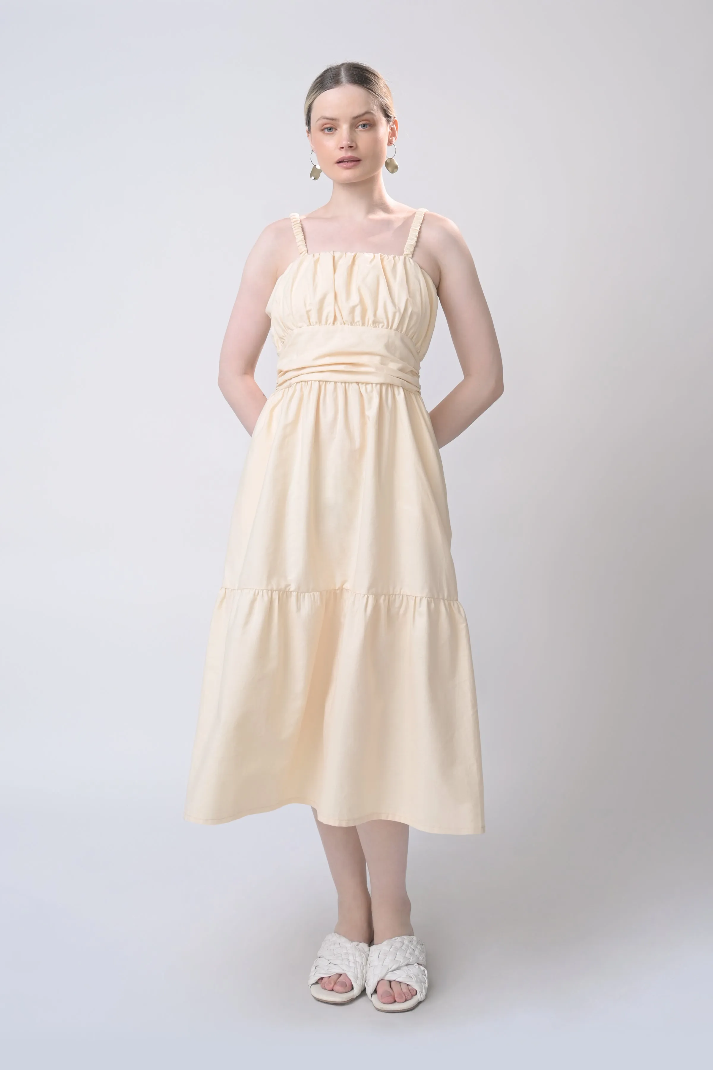 RAF Bavera Sleeveless Dress (Cream)