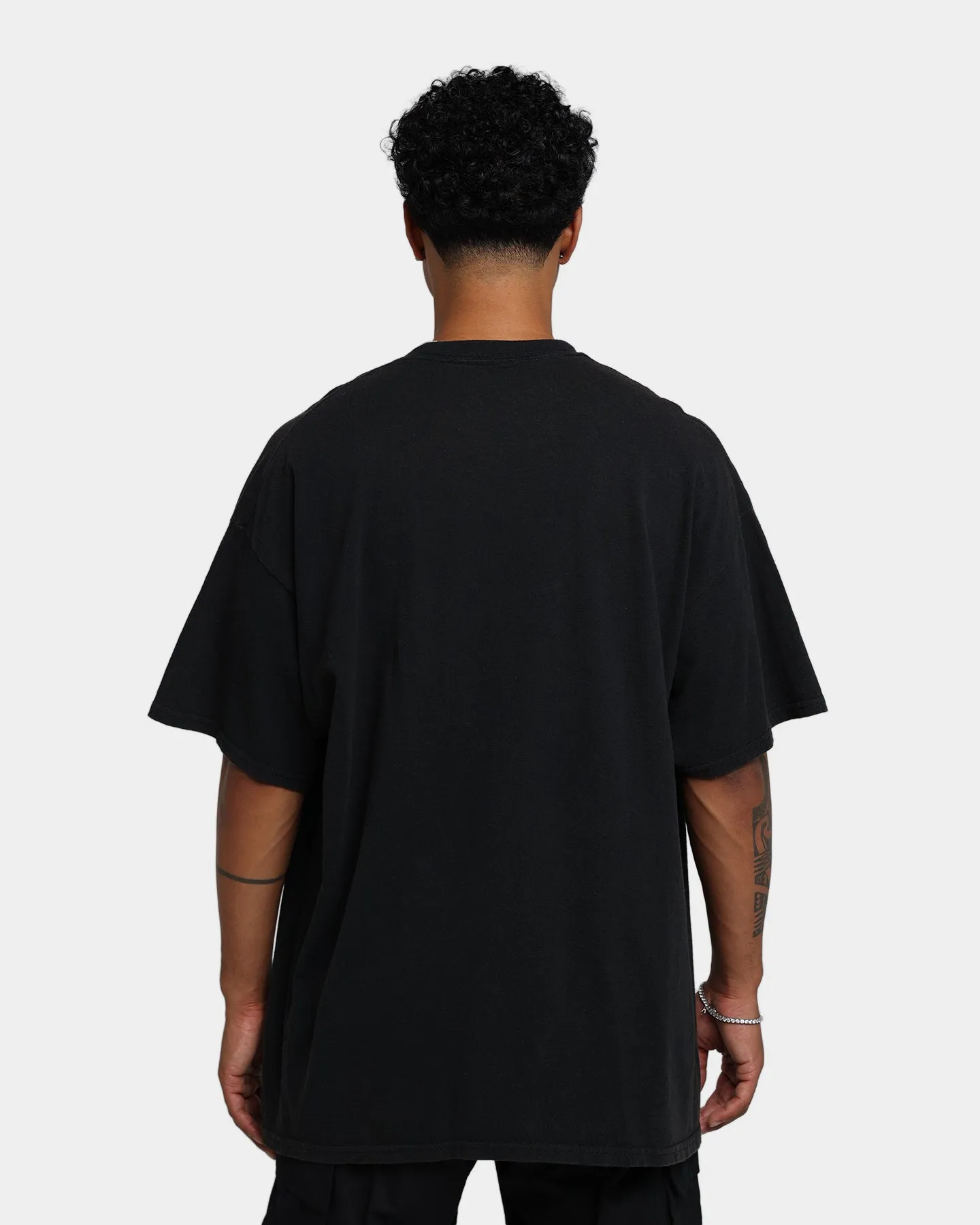 Rats Get Fat Rise Above Vintage T-Shirt Black Wash