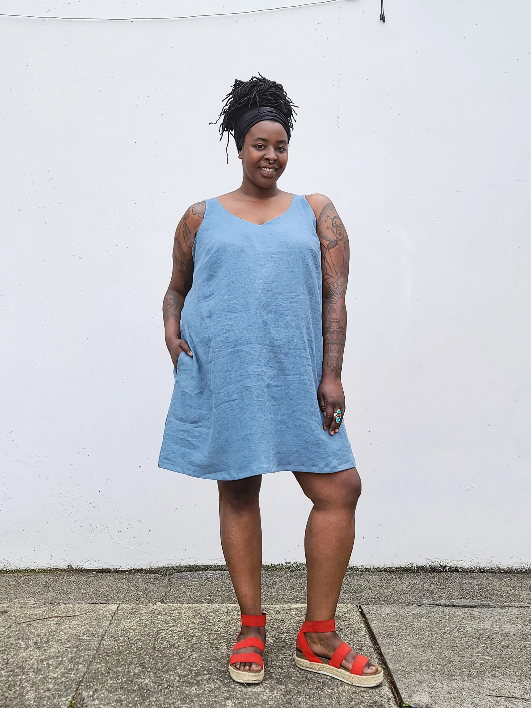 Sauvie Sundress Sewing Pattern | Sizes 16-34  by Sew House Seven