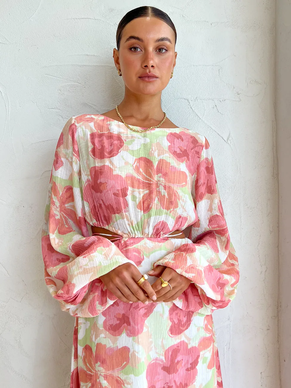 Significant Other Naomi Maxi Dress in Watercolour Floral