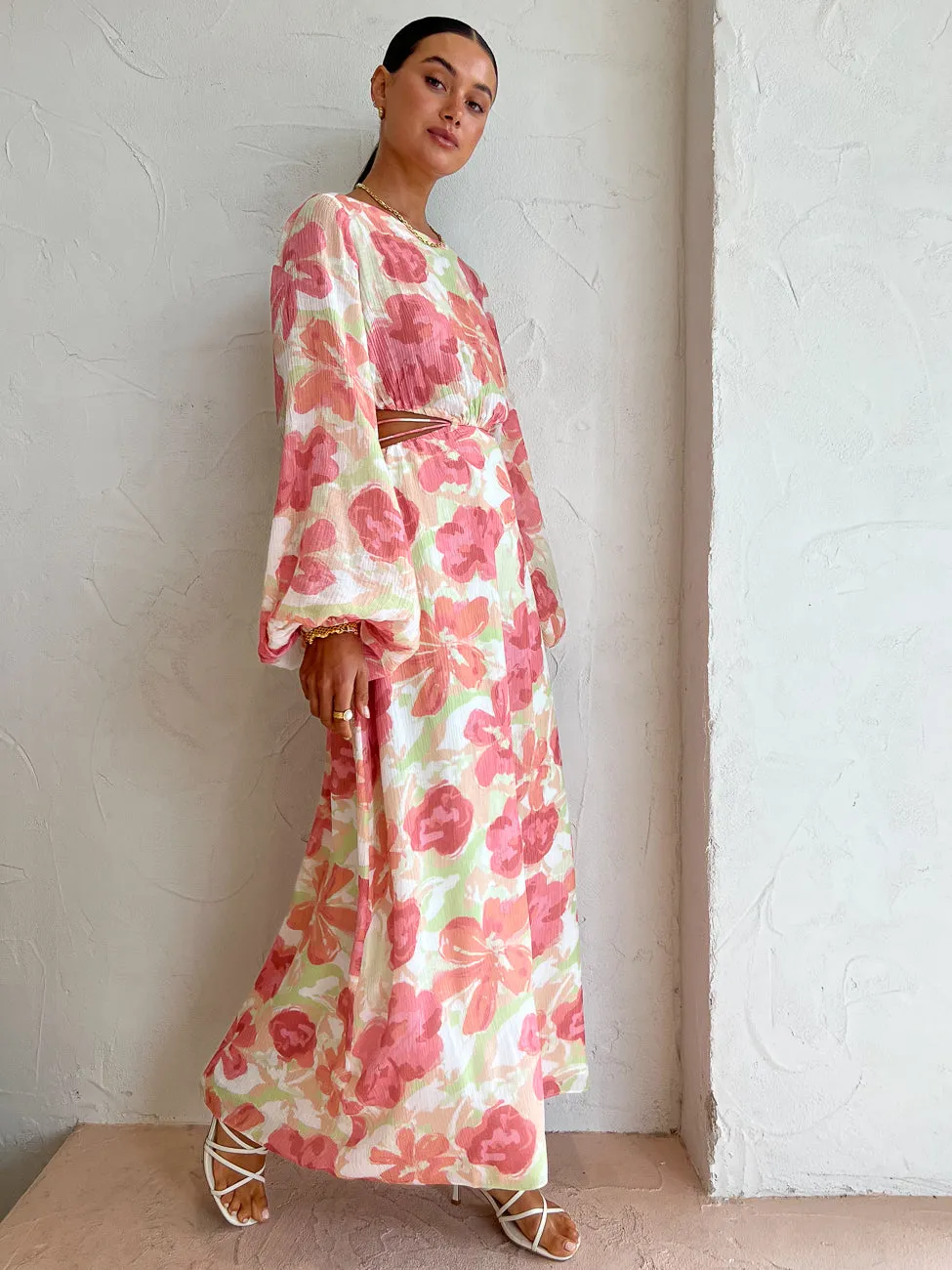 Significant Other Naomi Maxi Dress in Watercolour Floral