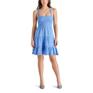 Steve Madden Kahina Smocked Tiered Cotton Sundress