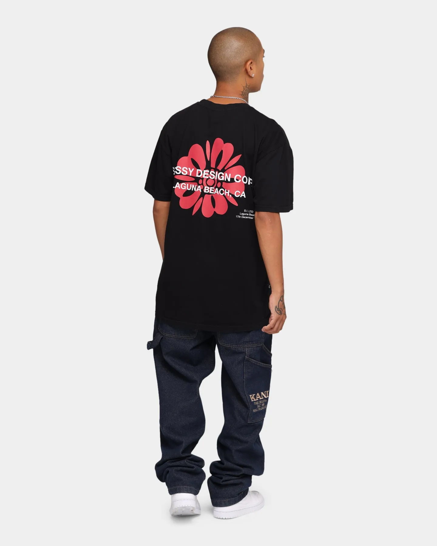 Stussy Laguna Corp T-Shirt Pigment Black