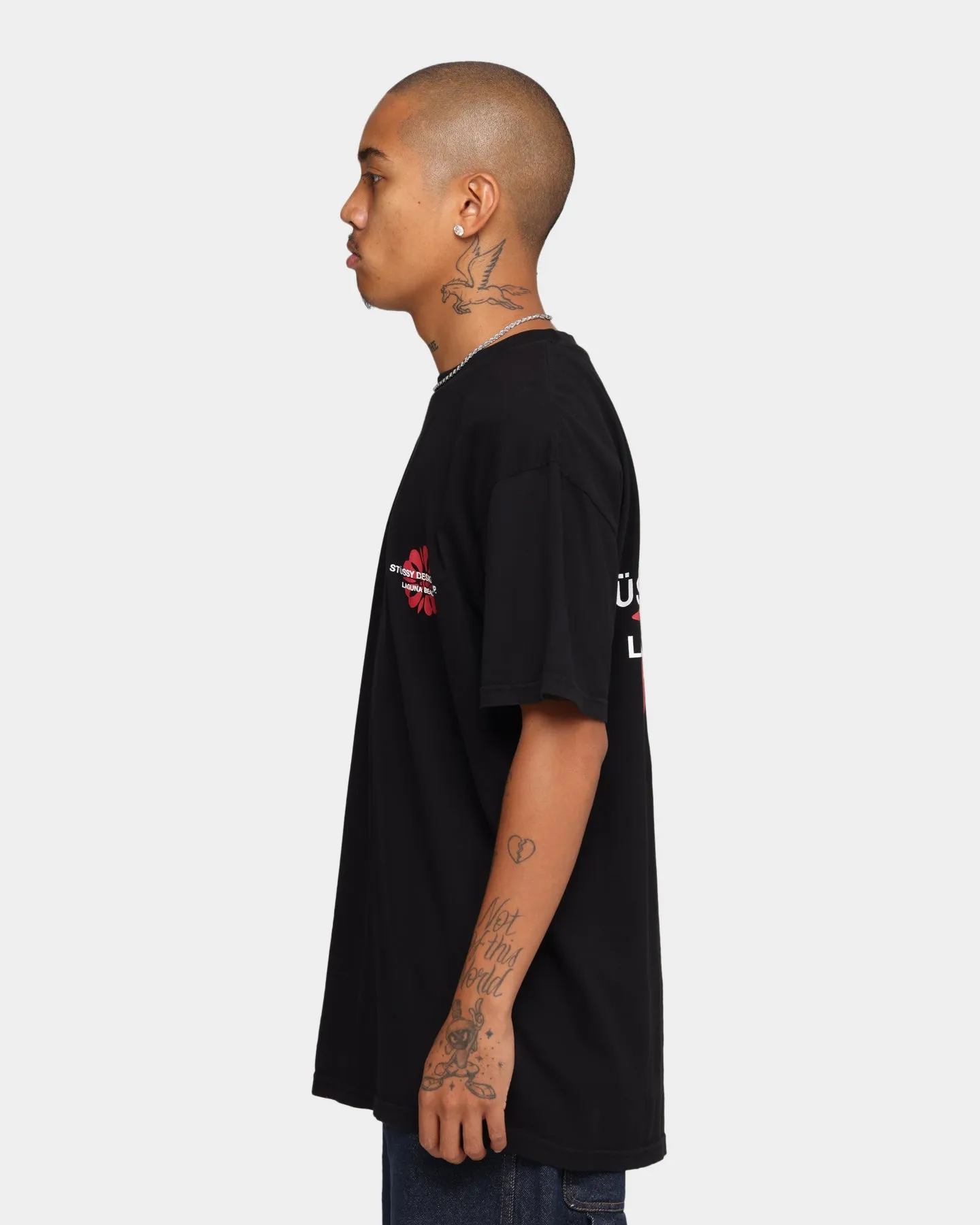 Stussy Laguna Corp T-Shirt Pigment Black