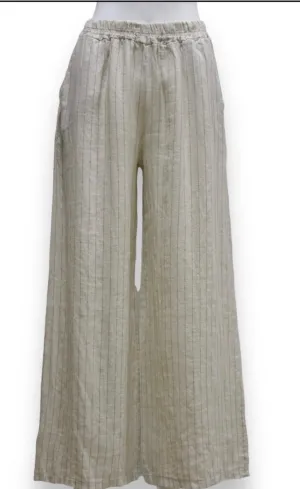 Susie Stripe Linen Trouser