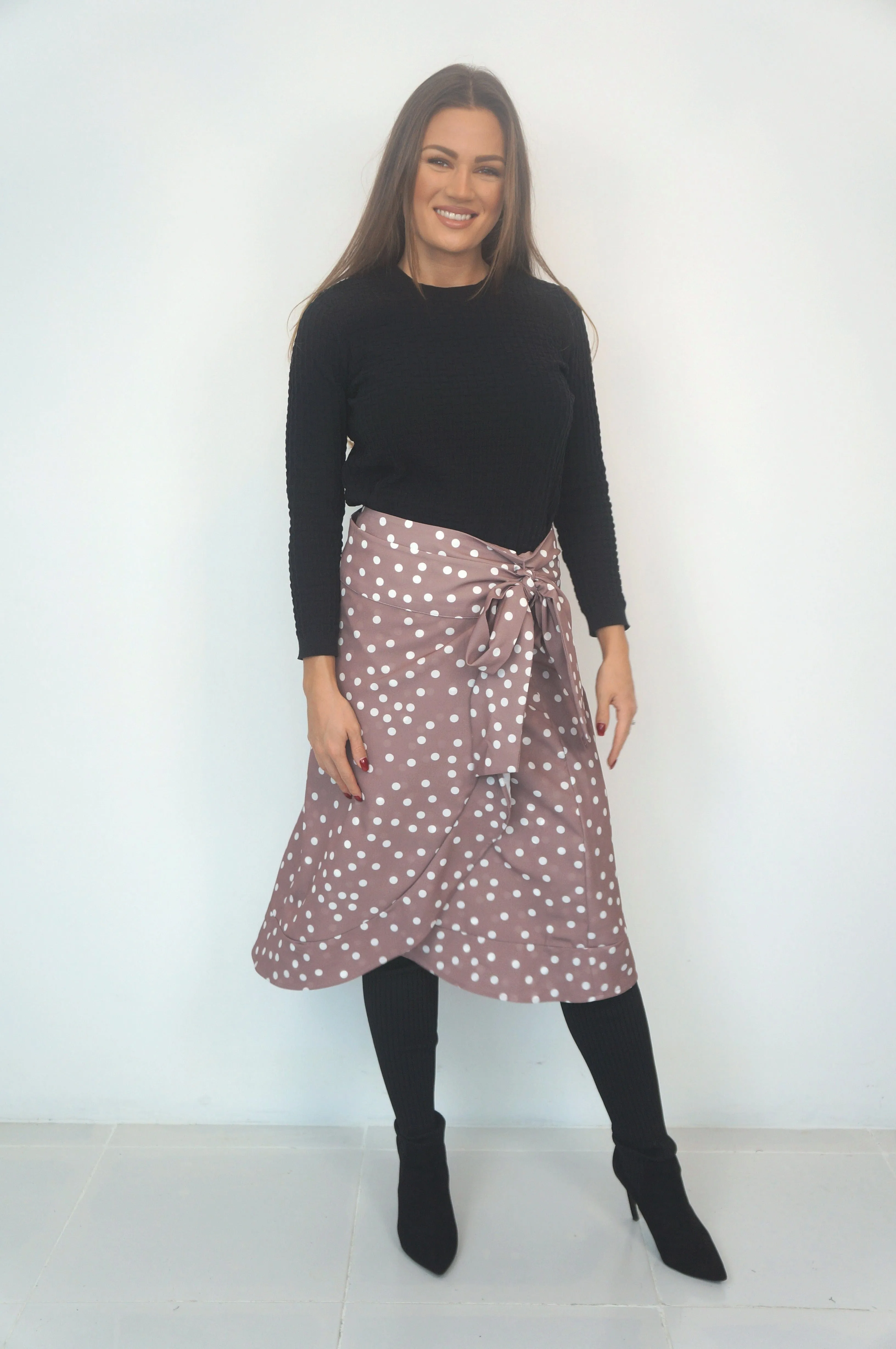 The Ruffle Wrap Skirt - Pretty Woman