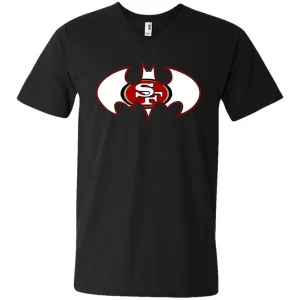 We Are The San Francisco 49ers Batman Nfl Mashup Men V-Neck T-Shirt
